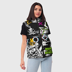 Женский жилет Watch Dogs, цвет: 3D-черный — фото 2