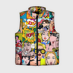 Женский жилет Pop Art, цвет: 3D-светло-серый