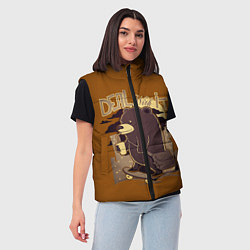 Женский жилет Смирись с этим, цвет: 3D-черный — фото 2