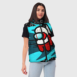 Женский жилет Ведьмак среди нас, цвет: 3D-светло-серый — фото 2