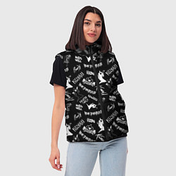 Женский жилет KIZARU HAUNTED FAMILY, цвет: 3D-черный — фото 2