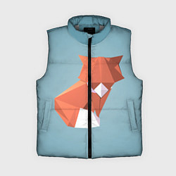 Женский жилет Лиса, цвет: 3D-светло-серый