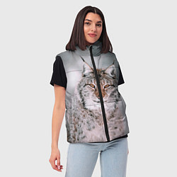 Женский жилет Рысь, цвет: 3D-красный — фото 2