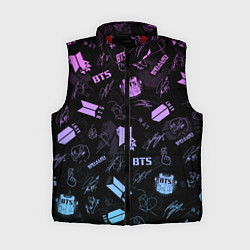 Женский жилет BTS, цвет: 3D-красный