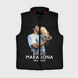 Женский жилет Diego Maradona, цвет: 3D-красный