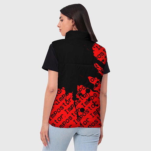 Женский жилет AMONG US - Impostor / 3D-Светло-серый – фото 4