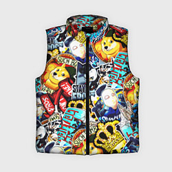 Женский жилет CS GO STICKERBOMBING