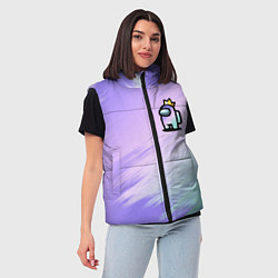Женский жилет AMONG US GRADIENT, цвет: 3D-красный — фото 2