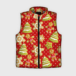 Женский жилет С Новым Годом!, цвет: 3D-светло-серый
