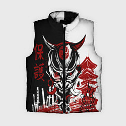 Женский жилет Самурай Samurai, цвет: 3D-черный