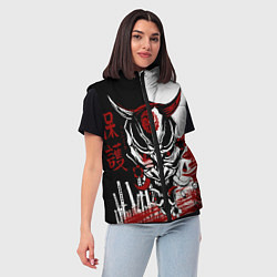 Женский жилет Самурай Samurai, цвет: 3D-черный — фото 2