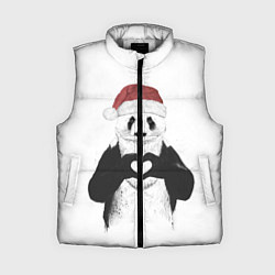 Женский жилет Панда Клаус, цвет: 3D-светло-серый