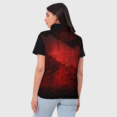 Женский жилет Ханако / 3D-Красный – фото 4