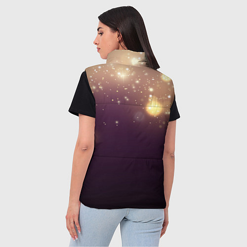 Женский жилет Снегурка / 3D-Черный – фото 4