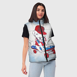 Женский жилет Догистайл, цвет: 3D-красный — фото 2