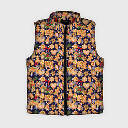 Женский жилет Новый Год, цвет: 3D-красный