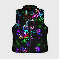 Женский жилет Among Us New Year, цвет: 3D-черный