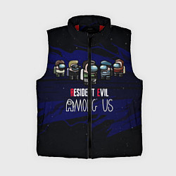 Женский жилет Among Us x Resident Evil, цвет: 3D-красный