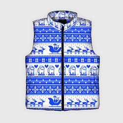 Женский жилет AMONG US НОВОГОДНИЙ УЗОР