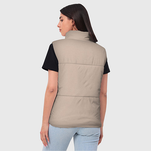 Женский жилет Be wild be free / 3D-Черный – фото 4