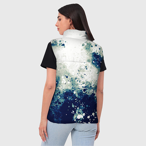 Женский жилет Death Santa / 3D-Черный – фото 4