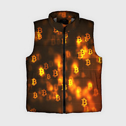 Женский жилет BITCOIN KRYPTONATE, цвет: 3D-светло-серый