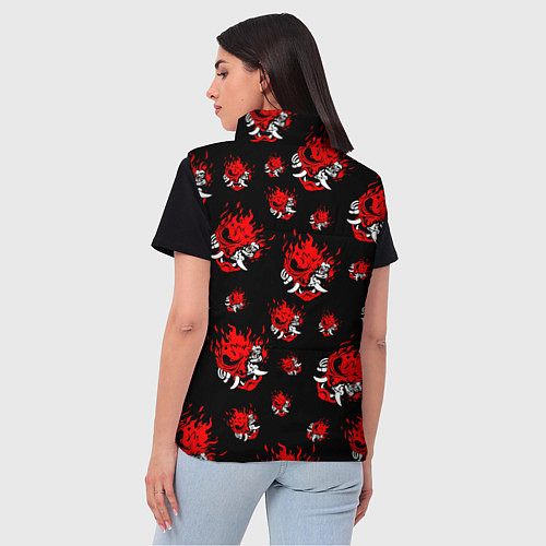 Женский жилет SAMURAI 2077 PATTERN / 3D-Светло-серый – фото 4