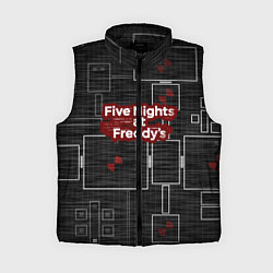 Женский жилет Five Nights At Freddy, цвет: 3D-черный