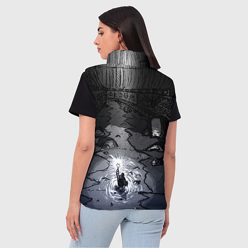 Женский жилет Lovecraft Лавкрафт / 3D-Черный – фото 4