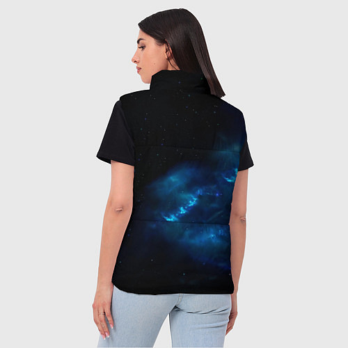 Женский жилет Волчара Юморит / 3D-Черный – фото 4