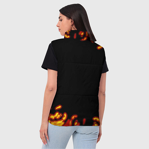 Женский жилет Владимир / 3D-Красный – фото 4