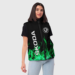Женский жилет SKODA, цвет: 3D-светло-серый — фото 2