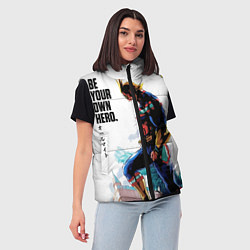 Женский жилет Геройская академия Всемогущий, цвет: 3D-красный — фото 2