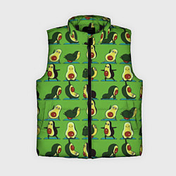 Женский жилет Авокадо Зарядка