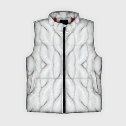 Женский жилет Вязанка, цвет: 3D-красный