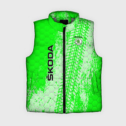 Женский жилет SKODA, цвет: 3D-светло-серый