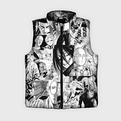 Женский жилет One-Punch Man Ванпачмен, цвет: 3D-черный