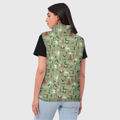 Женский жилет Йога / 3D-Красный – фото 4