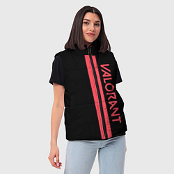 Женский жилет VALORANT, цвет: 3D-светло-серый — фото 2