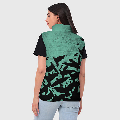 Женский жилет DEMON SLAYER KIMETSU NO YAIBA / 3D-Черный – фото 4