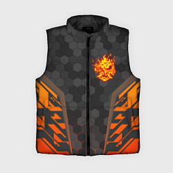 Женский жилет CYBERPUNK 2077 SAMURAI КИБЕР, цвет: 3D-черный