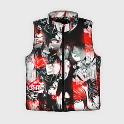 Женский жилет ТЕТРАДЬ СМЕРТИ, цвет: 3D-красный
