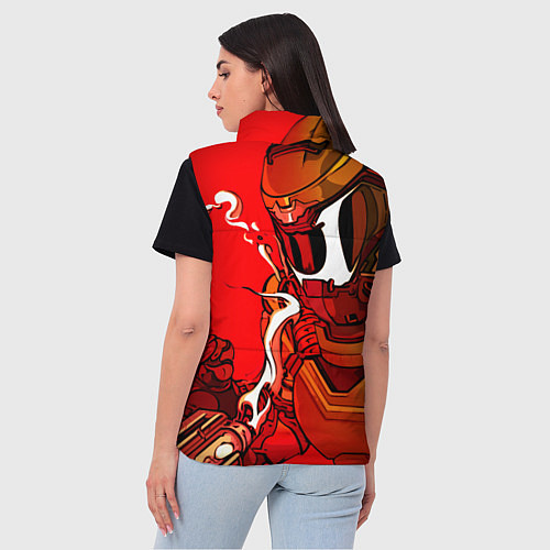 Женский жилет DOOM Eternal / 3D-Черный – фото 4