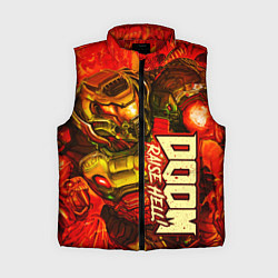 Женский жилет DOOM Eternal, цвет: 3D-красный