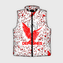 Женский жилет Deftones, цвет: 3D-черный