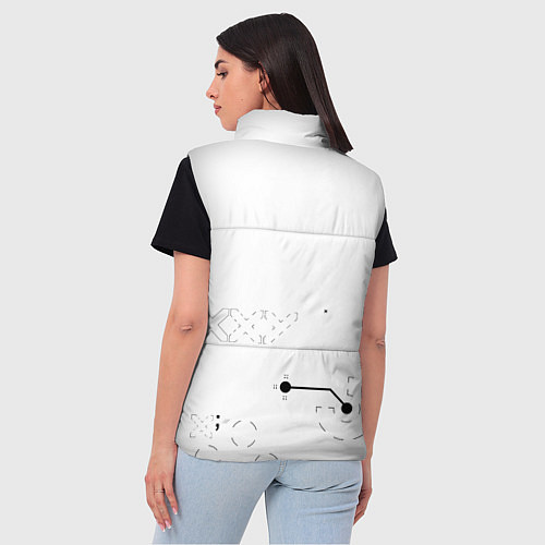Женский жилет Desert Eagle: Printstream White / 3D-Красный – фото 4