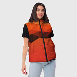 Женский жилет Геометрические облака, цвет: 3D-светло-серый — фото 2