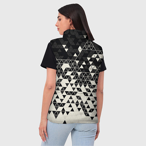 Женский жилет Абстракция / 3D-Светло-серый – фото 4