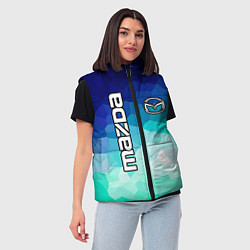 Женский жилет Mazda Motor, цвет: 3D-светло-серый — фото 2