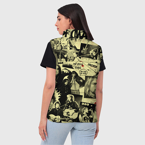 Женский жилет РОК КУМИРЫ / 3D-Черный – фото 4